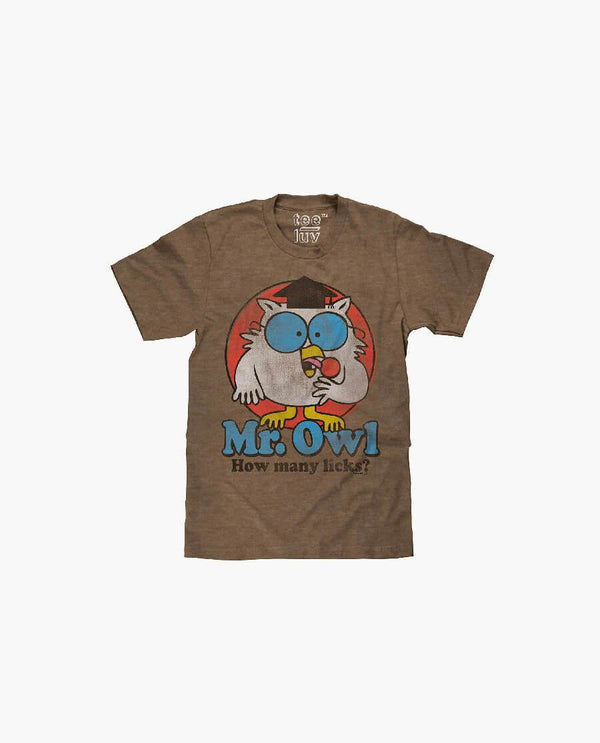 Mr. Owl “How Many Licks?” T-Shirt